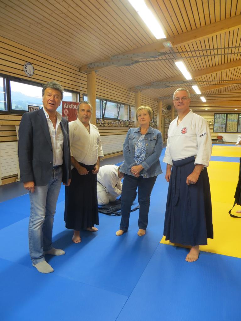 M. Pittet, Maryse, Gilles et Maitre Paul Patrick Harmant Viuz 3 et 4 octobre 2015