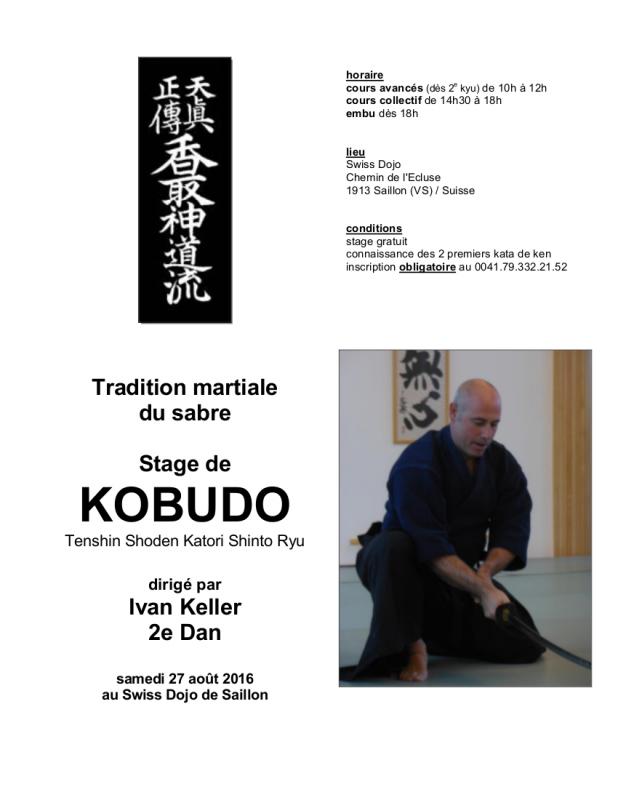 16 08 27 affiche stage kobudo ivan saillon 1