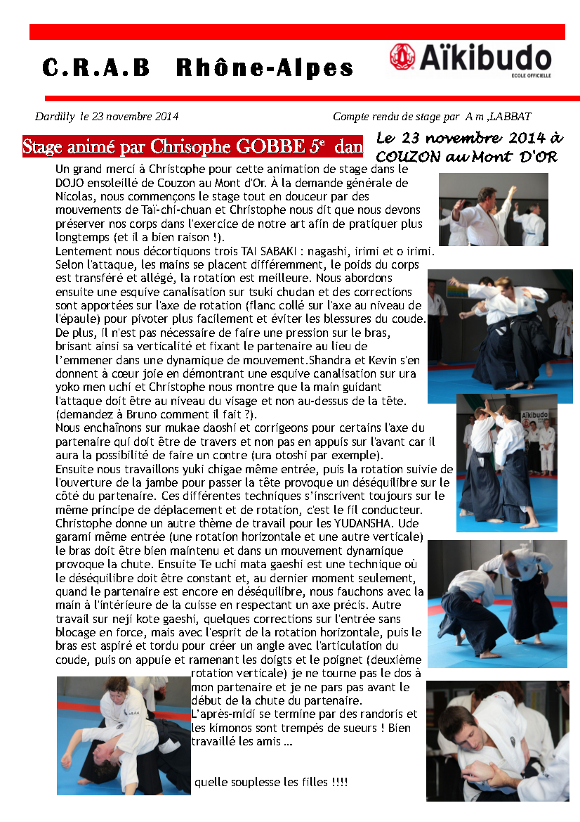 Cr stage couzon 2014 11 22